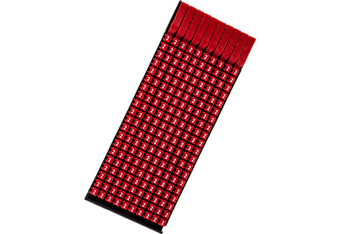 Маркер для кабеля 0.5-1.5мм символ "2" уп.200шт DKC MKF2S1: фотография 1