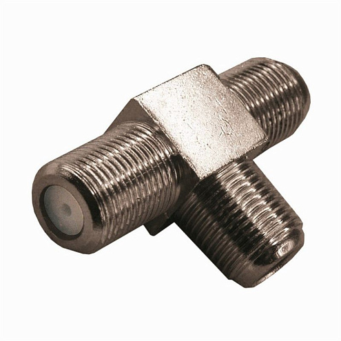 Переходник антенный 3-гнезда F тройник блист. Rexant 06-0022-A: фотография 1