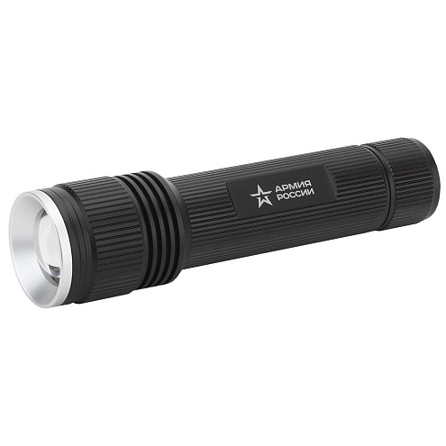 Фонарь светодиодный универсальный MB-901 АРМИЯ РОССИИ "Тополь" 20Вт IPX6 регулир. фокус алюм. элементы питания 6хAA (не в компл.) корич. Эра Б0030201: фотография 1