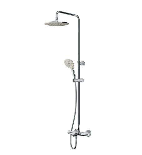 F0770A510 Spirit V2.0 душ.система, набор: смеситель д/ванны/душа с термостатом, верхн. душ d 250 мм,: фотография 1