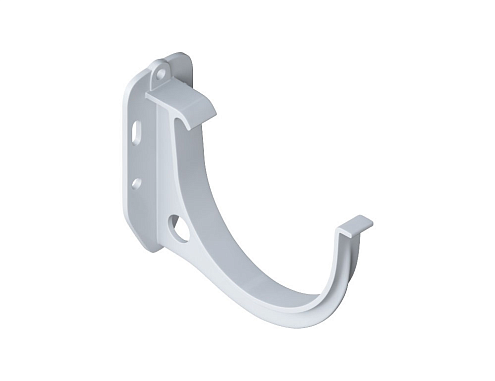 Кронштейн желоба ПВХ, Белый, АльтаПрофиль: фотография 1