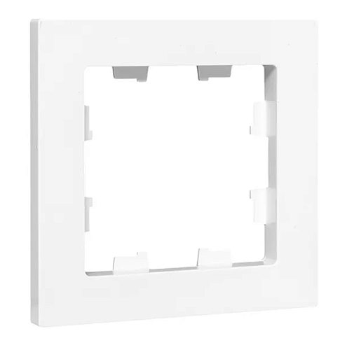 Рамка 1-местная Эпика пластик белый EKF UP1-FPW-01: фотография 1