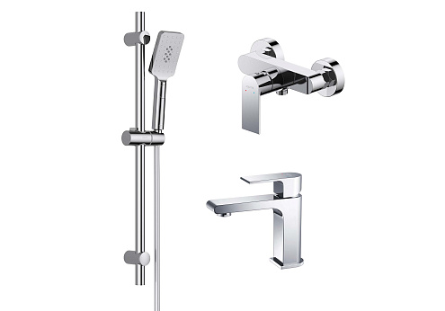 Комплект для ванны 3в1 Aquatek AQ1431CR Лира AQ1410CR+AQ1460CR+AQ2018CR: фотография 1