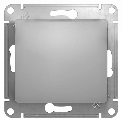 Выключатель GSL000311 Glossa 10А IP20 (сх.1) 10AX механизм алюминий Systeme Electric GSL000311: фотография 1