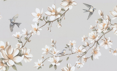 72535-14PL Обои "Палитра" 10х1,06м компакт винил на флизе Magnolia : фотография 1