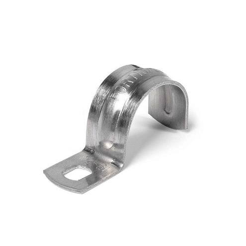 Скоба крепежная однолапковая СМО d19-20мм уп.100шт Fortisflex 49120: фотография 1