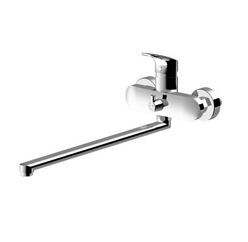 F8090016 Like, смеситель д/ванны/душа, излив 350 мм, хром, шт: фотография 1