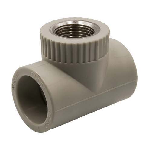 Тройник комбинированный внутренняя резьба 32х3/4''х32 EVER plast : фотография 1