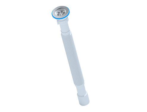 Сифон гофрированный 1 1/4&quot;х32/40 удлиненный АНИ Пласт G217: фотография 1