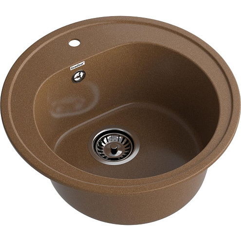 Мойка GRANFEST GF-R510 D510 мм, круглая терракот: фотография 1