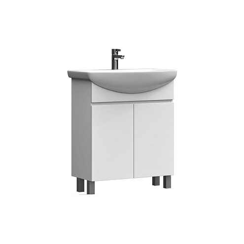 Тумба Wing 600-2-0 белая под умывальник Балтика 60: фотография 1