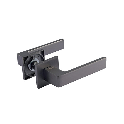 Ручка дверная НОРА-М Slim 132К графит: фотография 1