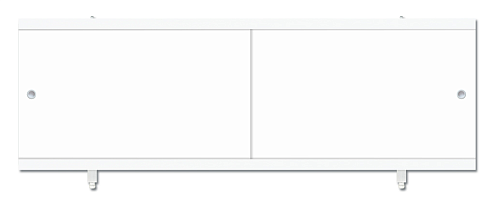 Экран для ванн "Ультра легкий" белый 1,68: фотография 1