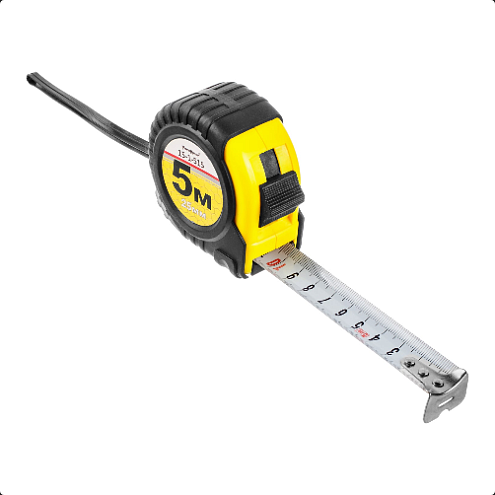 Рулетка T2,  5мх25мм, ABS-пластик, обрезиненный корпус, РемоКолор: фотография 1