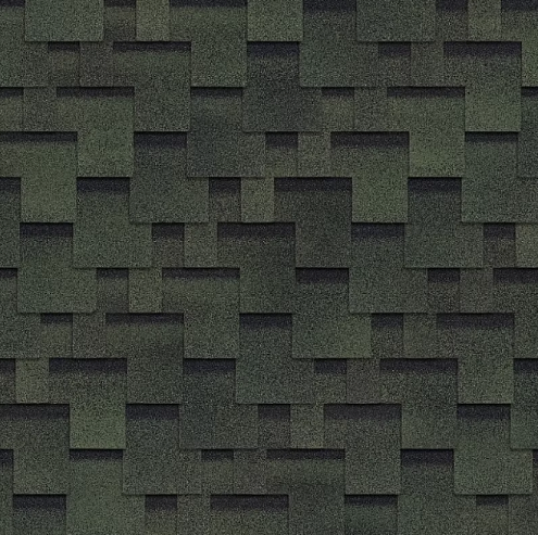 Гибкая черепица Технониколь Оптима Аккорд Зеленый 3м²: фотография 1