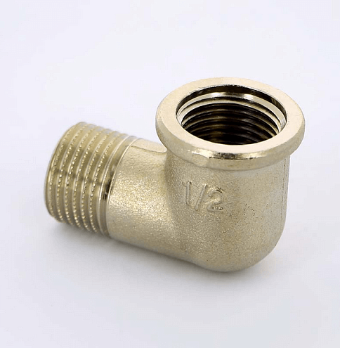 Уголок никелированный 1/2" НВ Uni-fitt : фотография 1