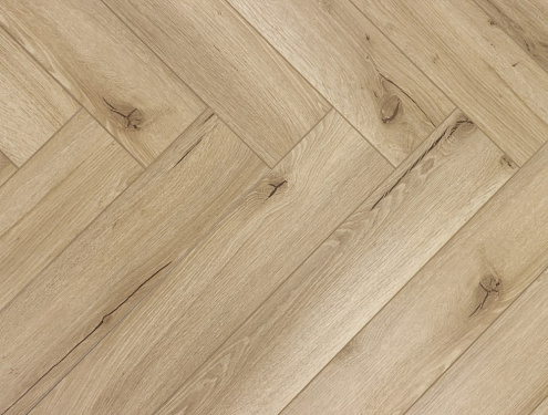 Виниловый ламинат CronaFloor Herringbone 2.0 4,5мм 42 4V Дуб Кан H011 : фотография 1