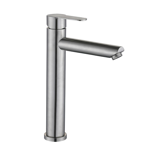 Смеситель для умывальника 35к F10801-2 FRAP нерж: фотография 1