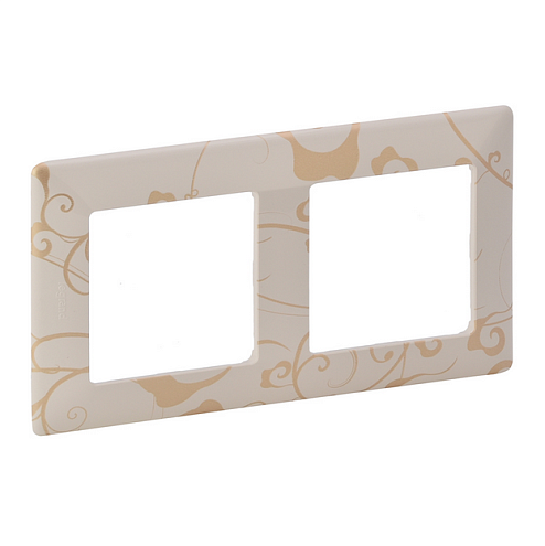 Рамка 2-м Valena Life универсальная ампир беж. Leg 754112: фотография 1