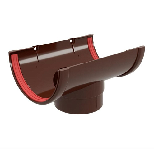 Воронка ПВХ, шоколадная (RAL 8017), Grand Line: фотография 1