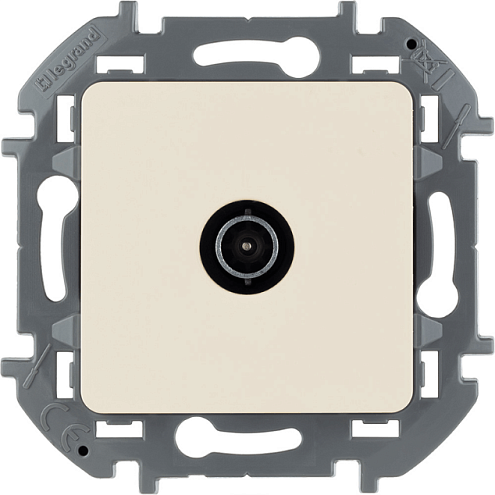 Механизм розетки оконечной TV Inspiria 10дБ 5-862мГц сл. кость Leg 673871: фотография 1