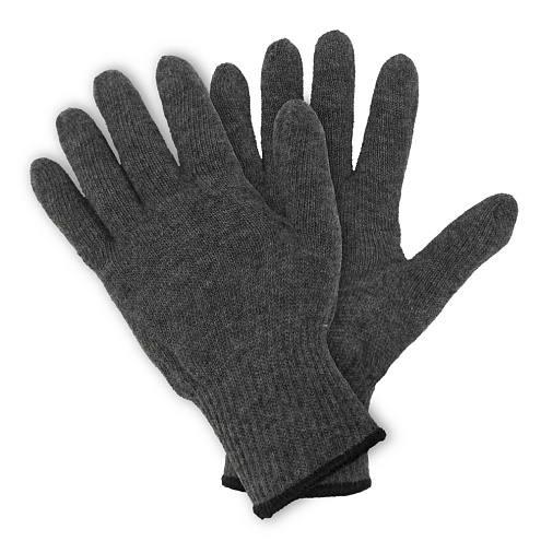 Перчатки зима Fiberon вязаные шерстяные, серые: фотография 1
