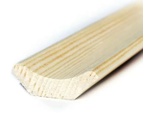 Плинтус деревянный сращенный 55х55 3,0м : фотография 1