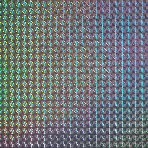 LB-027 пленка самоклеющаяся D&B голография 0,45х8м серебро: фотография 1