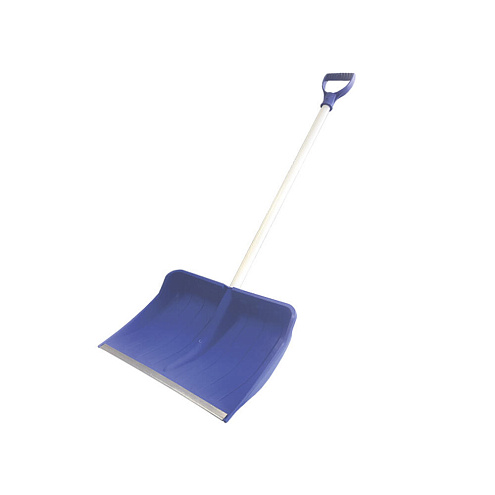Лопата снеговая 530х360мм, с алюминиевым черенком и V-образной ручкой, РемоКолор: фотография 1