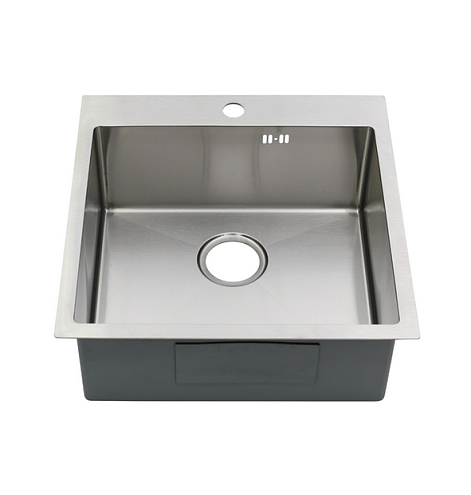 Мойка R5050H MELANA ProfLine 3,0/200 сатин врезная квадратная R5050H: фотография 1