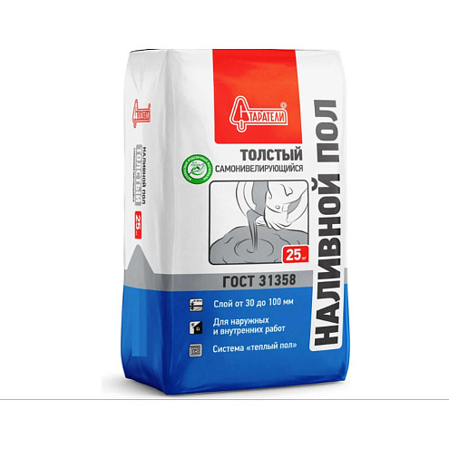 Наливной пол Старатели &quot;Толстый&quot; самонивелирующийся (30-100мм) 25кг  : фотография 1