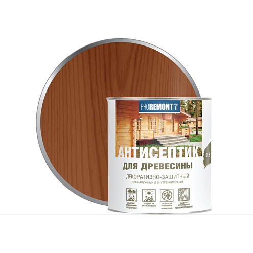 Proremontt антисептик деревозащитное средство Орех  0,8л  : фотография 1