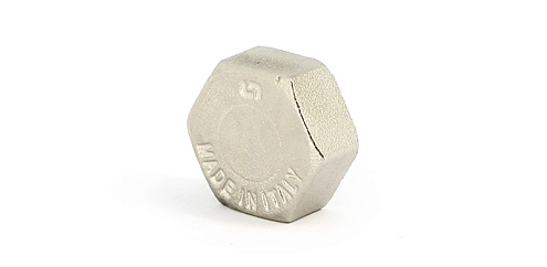 Заглушка никелированная 1&quot; Uni-Fitt: фотография 1