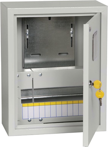 Корпус металлический ЩУРн-1/12 (395х310х165мм) IP31 TITAN IEK MKM25-N-12-31-ZO: фотография 1