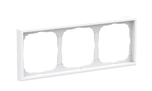 Рамка 3-местная ArtGallery универсальная лотос Systeme Electric GAL001303: фотография 1