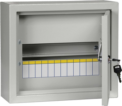 Корпус металлический ЩРн-12 (265х310х120мм) IP31 TITAN 3 IEK MKM14-N-12-31-Z: фотография 1