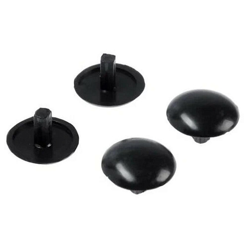 Заглушки на мебельную стяжку 7мм черные, 50шт  &quot;Element&quot;: фотография 1