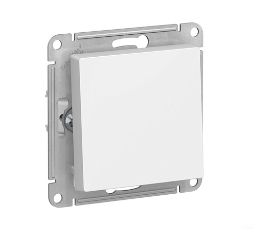 Выключатель 1-клавишный AtlasDesign (сх.1) 10AX механизм лотос Systeme Electric  ATN001311: фотография 1