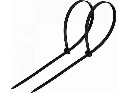 Хомут кабельный 3.6х150 нейлон черный уп.100шт Rexant 07-0151-4: фотография 1