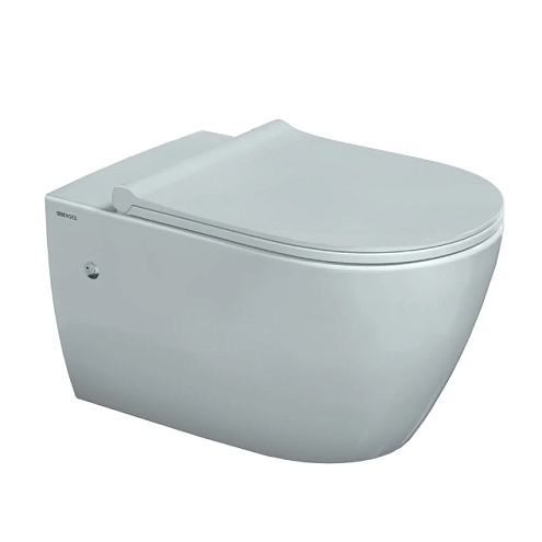 Унитаз BERGES подвесной MASCON  Rimless 57 см, сиденье дюропласт Toma Slim SO микролифт: фотография 1