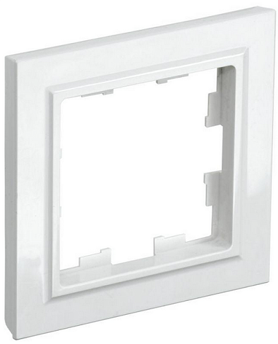 Рамка 1-м BRITE РУ-1-БрБ бел. IEK BR-M12-K01: фотография 1
