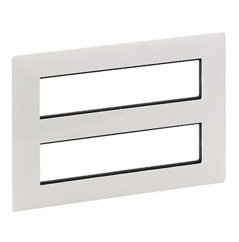 Рамка 2х4х2мод. Valena Life для модульных устройств Mosaic бел. Leg 752146: фотография 1