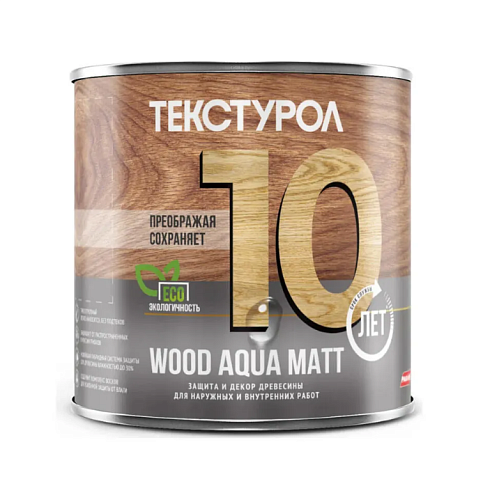 Текстурол WOOD AQUA MATT водоотталкивающая пропитка-антисептик Палисандр 0,8л : фотография 1