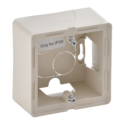 Коробка 1 пост Valena Life для накладного монтажа сл. кость Leg 754201: фотография 1