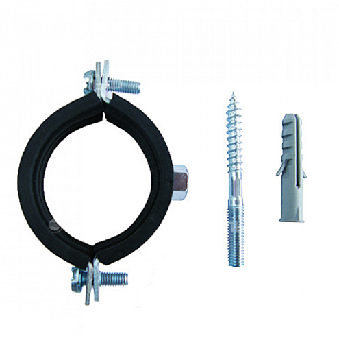 Хомут трубный 42-45 (1¼&quot;) М8: фотография 1