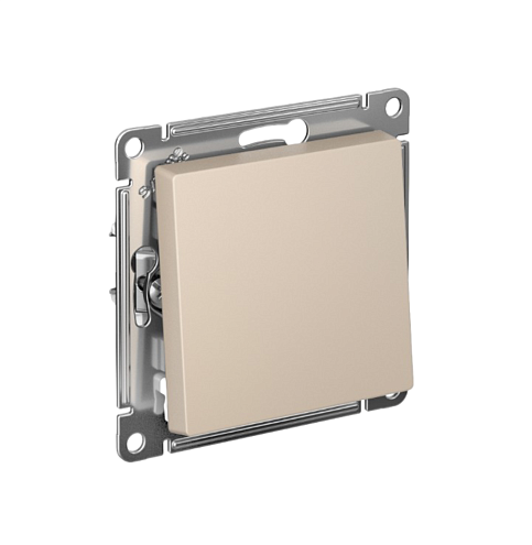 Переключатель перекрестный AtlasDesign (сх.7) 10AX механизм песочный Systeme Electric ATN001271: фотография 1