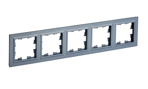 Рамка 5-местная BRITE РУ-5-БрМ маренго IEK BR-M52-K35: фотография 1