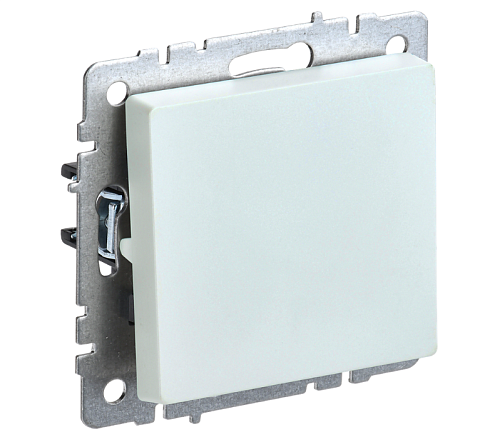 Выключатель проходной 1-клавишный BRITE ВС10-1-6-БрЖ 10А механизм жемчуu IEK BR-V12-0-10-K36: фотография 1