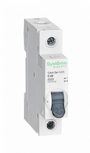 Выключатель автоматический модульный 1п C 40А 4.5кА City9 Set 230В SE C9F34140: фотография 1