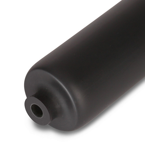 Трубка термоусадочная клеевая ТТК-(4:1)-4/1 черная 1м КВТ 59672: фотография 1